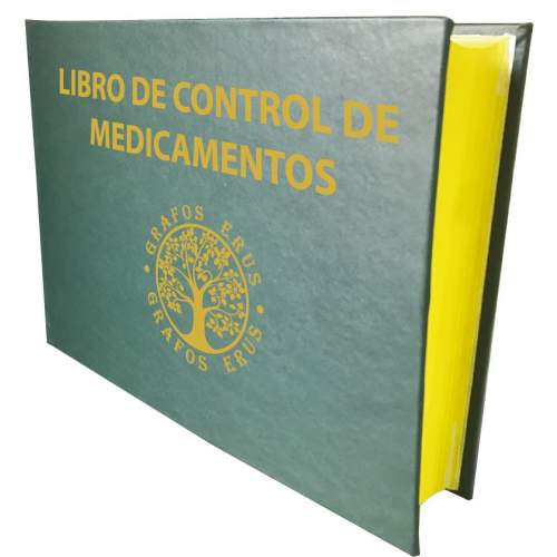 Libro de Control de Medicamentos 500 hojas